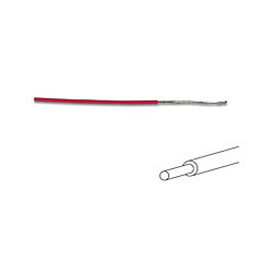 Perel Fil de c,blage - à¸ 1.4 mm - 0.2 mm,² - monobrin - rouge 