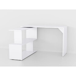 Mpc Bureau blanc en forme de L