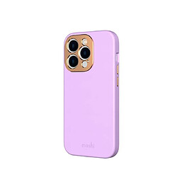 Moshi Coque pour iPhone 14 Pro Napa MagSafe en Cuir Lavande 