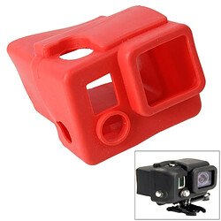 Wewoo Coque rouge pour GoPro Hero 3+ Housse en Silicone 