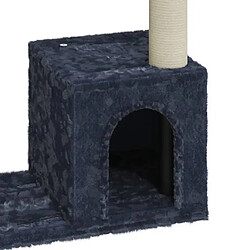 Arbre à chat avec griffoirs,niche pour chat en sisal Gris foncé 70 cm -MN32844 pas cher