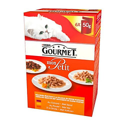 KITCHENCOOK GOURMET Mon Petit repas pour chat adulte volaille 6 x 50 g