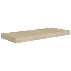 vidaXL Étagère flottante murale chêne 60x23,5x3,8 cm MDF