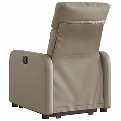 Acheter Maison Chic Fauteuil Relax pour salon, Fauteuil inclinable électrique cappuccino similicuir -GKD83528