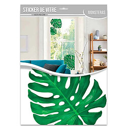 Sudtrading Sticker de vitre Monstera - 60 x 40 cm