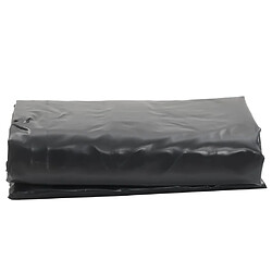 vidaXL Bâche noir 5x5 m 650 g/m²