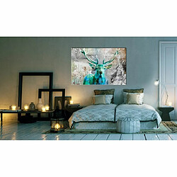 Paris Prix Tableau Imprimé Green Deer 60 x 90 cm