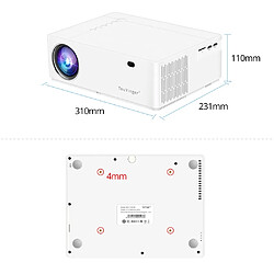 Universal 6 800 lumens Réel Full HD 1080P LED Vidéoprojecteur LED 3D Movie Beam Support Automatic Trapezoid Correction | LCD Projector