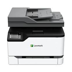 Lexmark MC3224i 3-in-1 Farblaser-Multifunktionsgerät (Drucker, Kopierer, Scanner, WLAN, Netwerkanschluß, bis zu 22 S./Min, autom. beidseitiger Druck, 7,2 cm-Touchscreen), weiß, grau