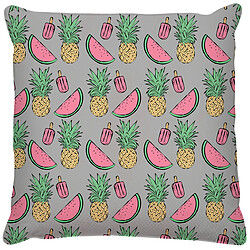 Alter Coussin avec impression numérique, 100% Made in Italy, Coussin de canapé décoratif, amovible et lavable, Modèle Jérôme, 40x40x5 cm