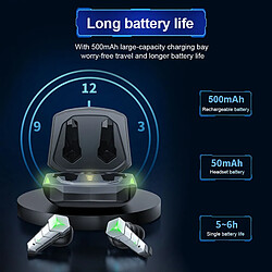 Acheter Universal Écouteurs Gaming Low Latency TWS Bluetooth 5.0 Écouteurs sans fil avec microphone Bass Sound Ecouteurs Gaming |