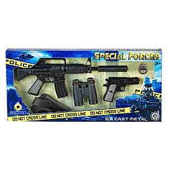 Wdk Partner - A1402396 - Jeu De Tir - Set Police - Fusil + Pistolet 