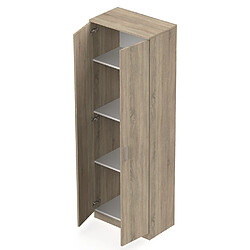 Pegane Armoire / meuble de rangement coloris Cambrian - Hauteur 180 x Longueur 60 x Profondeur 35 cm