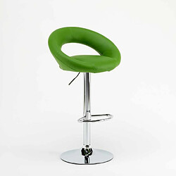 Avis Superstool Tabouret haut bar cuisine fixe pivotant réglable en hauteur avec repose-pieds Chicago, Couleur: Vert