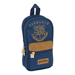 Plumier sac à dos Harry Potter Magical Marron Blue marine (12 x 23 x 5 cm) (33 Pièces)