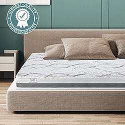 Avis The White Stone Matelas Double 145 x 190 à mémoire | Premium Quality | Hauteur 16 cm | Made in Italy