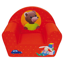 Jemini Fauteuil club mousse Petit Ours Brun