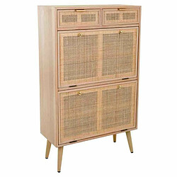 Armoire à chaussures Alexandra House Living Naturel Grille 120 x 32 x 70 cm