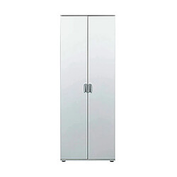 Paris Prix Armoire de Rangement 2 Portes 189cm Blanc