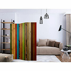 Paris Prix Paravent 3 Volets Wooden Rainbow 135x172cm