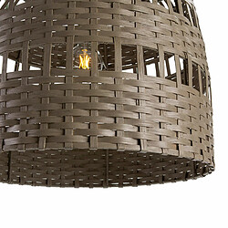 Suspension Thai Natura Gris osier 60 W 60 x 60 x 60 cm