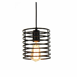 Stoex Vintage Industrielle Luminaires Plafonnier Fer Art Métal Loft Cage Lampe Suspendue Réglable pour Cuisine,Bar,Salon