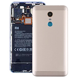 Wewoo Coque arrière arrière avec objectif d'appareil photo & touches latérales pour Xiaomi Redmi 5 Plus Doré 