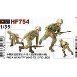 ROCA INFANTRY(1960-70) 2 FIGURES - 1:35e - Hobby Fan 