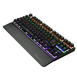 Clavier Mécanique Rétroéclairé K28 Clavier De Jeu Filaire Coloré LED USB Noir clavier rotatif filaire USB 10 LED