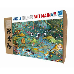 Puzzles Michele Wilson Puzzle en bois 100 pièces : Crocos et compagnie