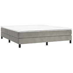 Avis Sommier à lattes,Cadre à lattes de lit pour Adulte Gris clair 160x200 cm Velours -MN96368