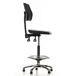 Avis Hjh Office Siège technique/ Tabouret technique / Tabouret pivotant TOP WORK 11, mousse rigide, noir, chromé