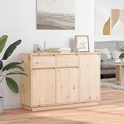 vidaXL Buffet 110x34x75 cm bois massif de pin