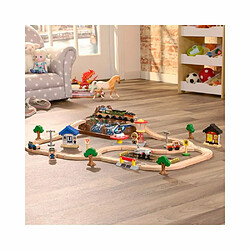 KidKraft Circuit de train en bois Bucket Mountain.