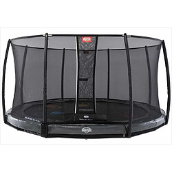 Trampoline BERG InGround Elite Gris 430 Levels + Filet 