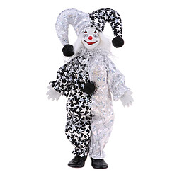 23cm drôles d'étoile brillante vêtements poupée homme clown Halloween ornements cadeaux fabrication de poupées en porcelaine