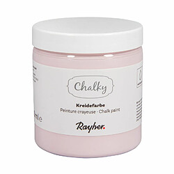 Rayher Peinture Craie Rose poudré - Chalky Finish - 230 ml