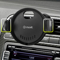 Avis Support Voiture iPhone avec Compartiment MagSafe Rotation 360° Muvit Noir