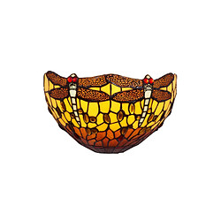 MYTIFFANY Applique Murale Viro Belle Amber Ambre Fer 30 x 19 x 13 cm