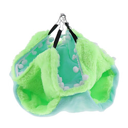 Hamac pour petits animaux Nid Chaud D'hiver Pour Hamac Confortable Pour Petits Animaux, Vert Perroquet