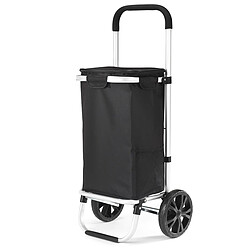 Poussette de marché 2 roues 42l noir - easypouss max - KITCHEN CHEF