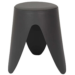 The Home Deco Factory Tabouret d'appoint empilable Emma - Gris