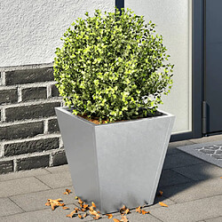 vidaXL Jardinières 2 pcs 30x30x30 cm acier galvanisé