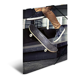 Elysees Paris Herma Sael à anneaux impressions DIN Carton Motif``Skateboard`` Format A4 1 pièce