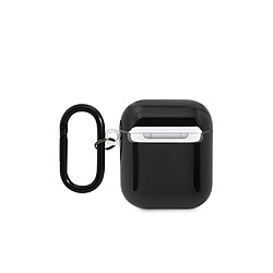 BMW Coque pour Airpods 1 et 2 M Sport Anti-choc en Silicone Noir