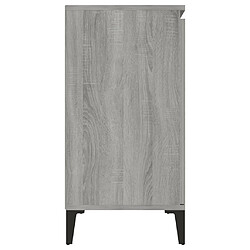 Avis vidaXL Buffet Sonoma gris 104x35x70 cm Bois d'ingénierie