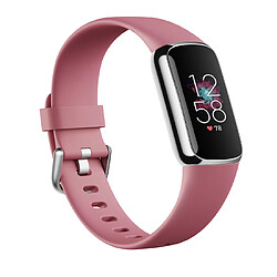 Fitbit Luxe AMOLED Bracelet connecté Rose, Platine