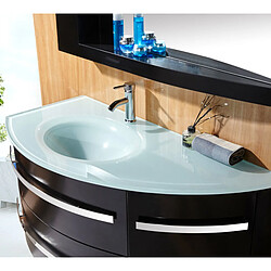 Simba MEUBLE SALLE DE BAIN NOIR VASQUE LUXE LAVABO mod. Black Ambassador 120 cm