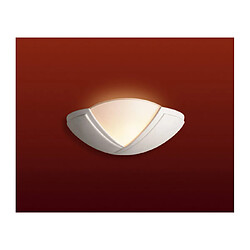 Luminaire Center Applique Ceramic, plâtre et verre acide, 31 cm Coloris : Blanc Matèriau : Plâtre, VerreHauteur en Cm : 11Largeur en Cm : 31Profondeur en Cm : 15.5Nombre d'ampoules : 1Type d'ampoules : E27Puissance : 100W&lt;