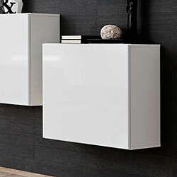 Paris Prix Lot de 2 Blocs & Étagère Switch SBI 130cm Blanc